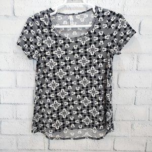LuLaRoe Mickey Mouse Classic T Shirt Gray